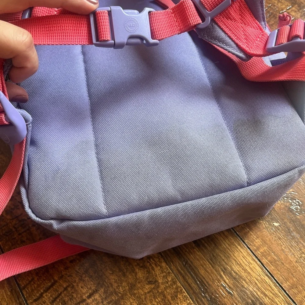Herschel Supply Company Purple and Pink Backpack with Signature Logo